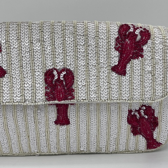 Lobster beaded bag made in India NWT TikTok Instagram Viral - Picture 3 of 12